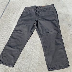 NWT Carhartt 40x 30 Carpenter Pants Gray